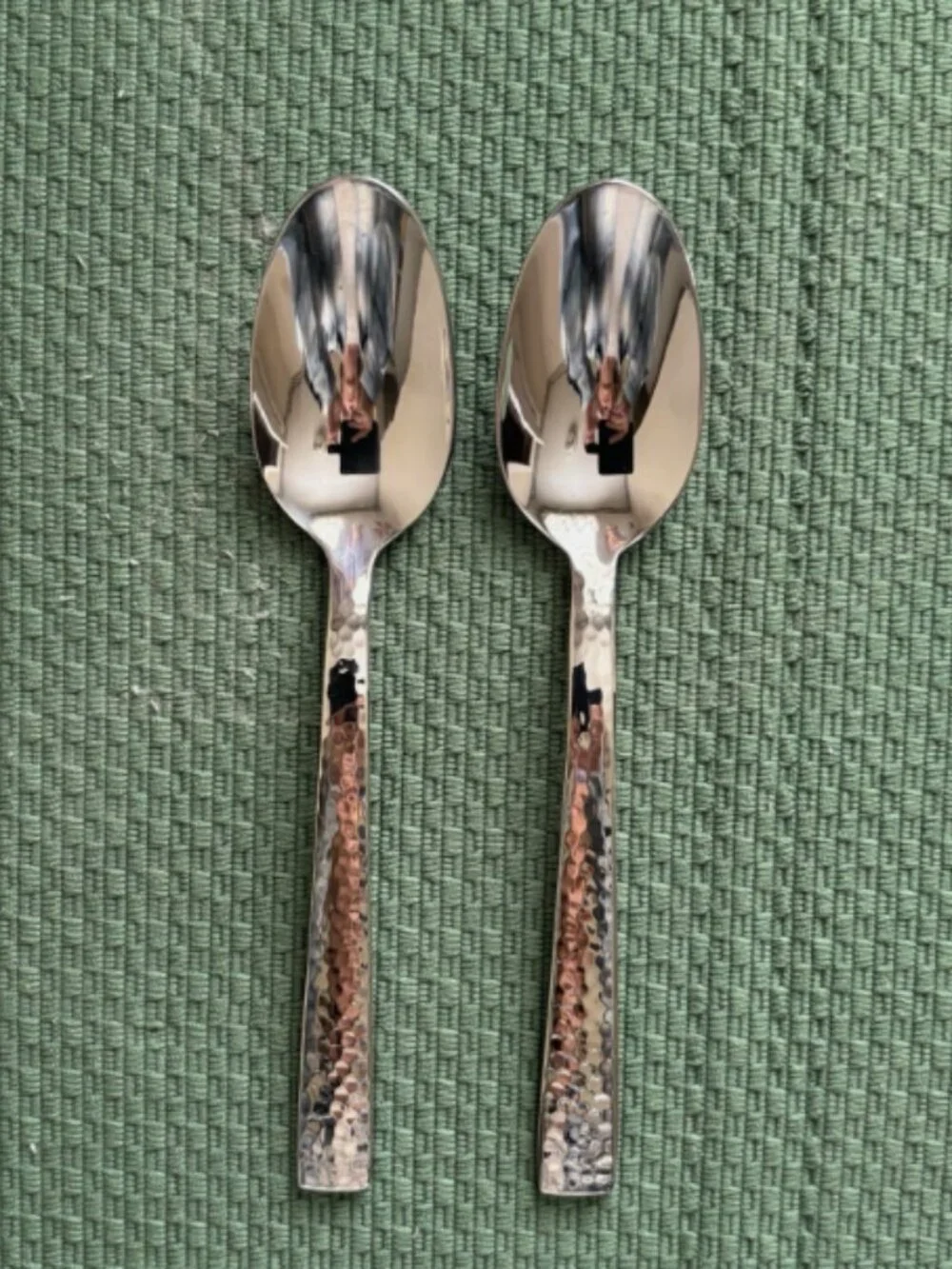 2 Oneida Stainless Cabria Soup Spoons Stainless Steel Flatware 7